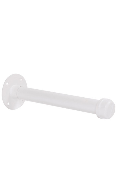 Boutique White Pipe 10 inch Straight Faceout Wall Mount Setzoom