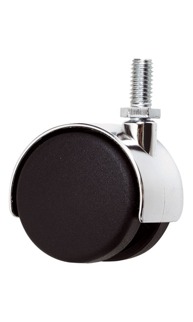 Twin Wheel Caster for Clothing Racks without Brakezoom