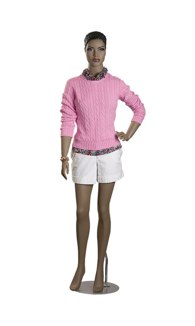 Female African-American Complexion Fiberglass Mannequinzoom