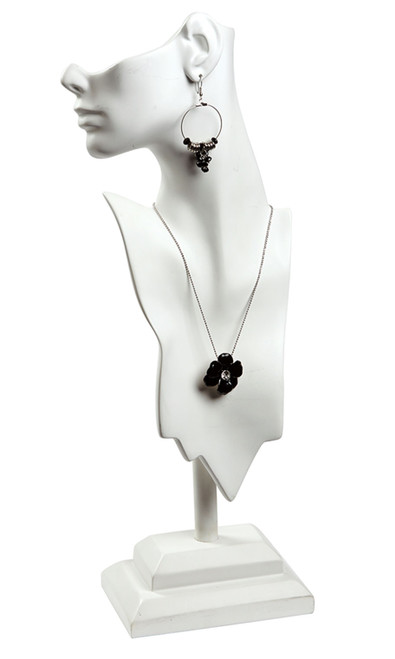 an image of the large side profile earring and necklace display
