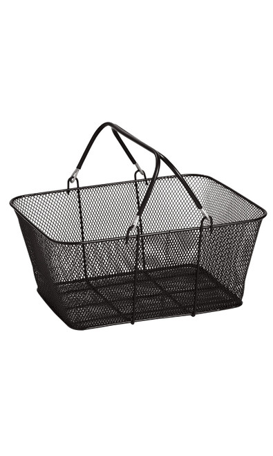Black Metal Shopping Basketzoom