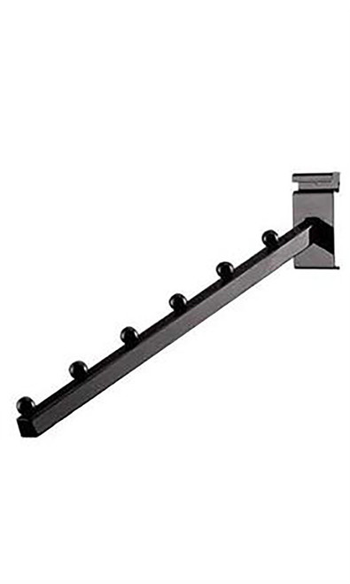 6-Ball Waterfall Black Faceout for Wire Slat Wall zoom