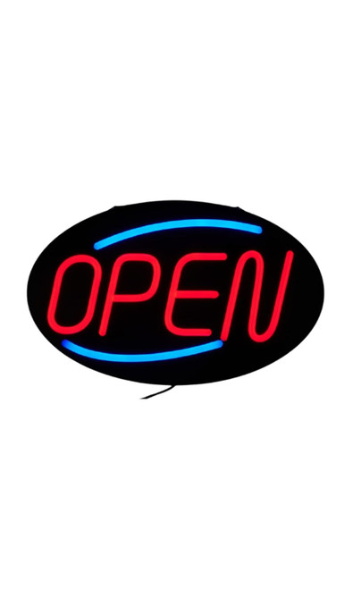 Oval LED Neon Open Signzoom