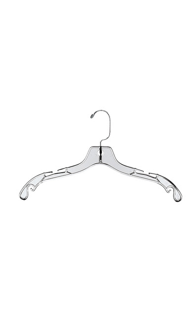 Economy 17 inch Plastic Dress Hangerszoom