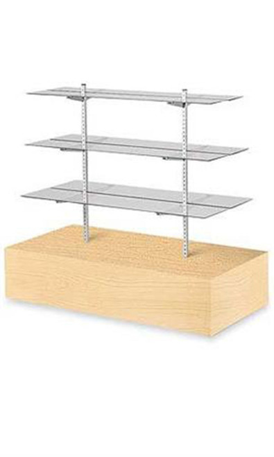 Maple Glass Shelf Gondolazoom