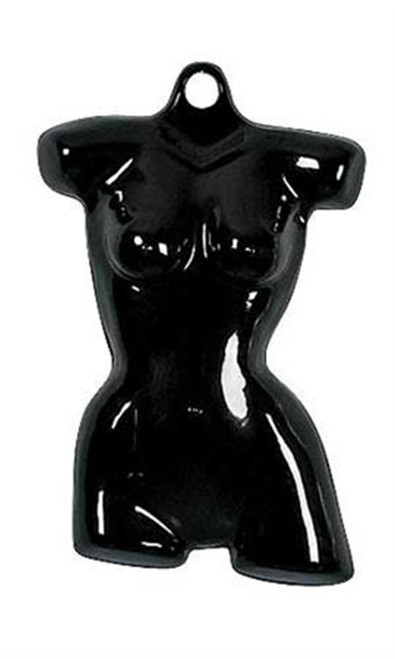 Economy Female Black Shapely Plastic Torso Formzoom