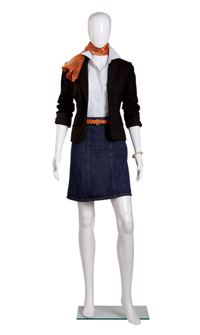 Female Glossy Plastic Mannequin Pose 1