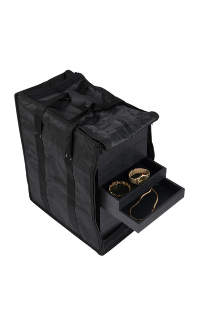 19 inch Black Jewelry Tray Carrying Casezoom