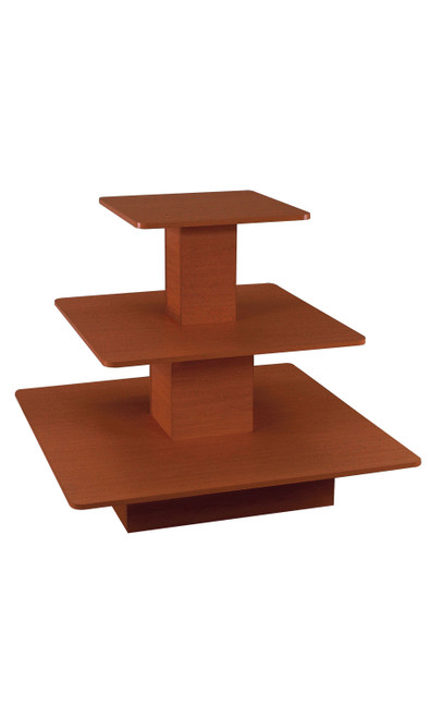 Economy 3-Tier Square Cherry Tablezoom