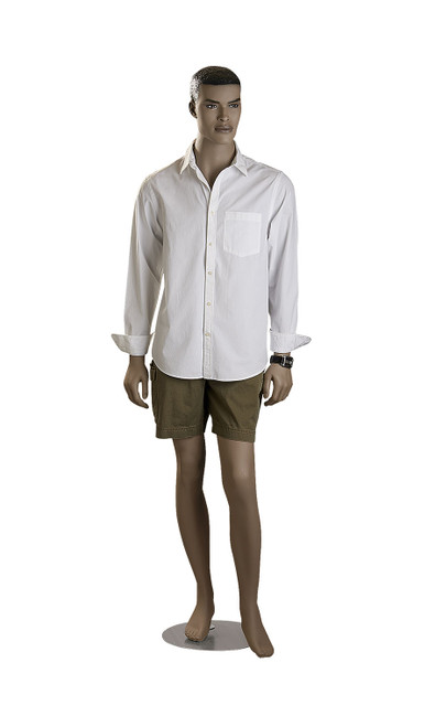 Male African-American Complexion Fiberglass Mannequinzoom