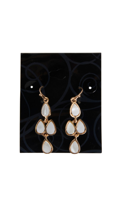 Black Swirl Earring Cardszoom