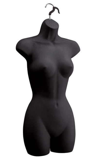 Female Molded Black Shapely Form with Hookzoom
