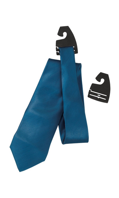 Black Plastic Neck Tie Hangers zoom